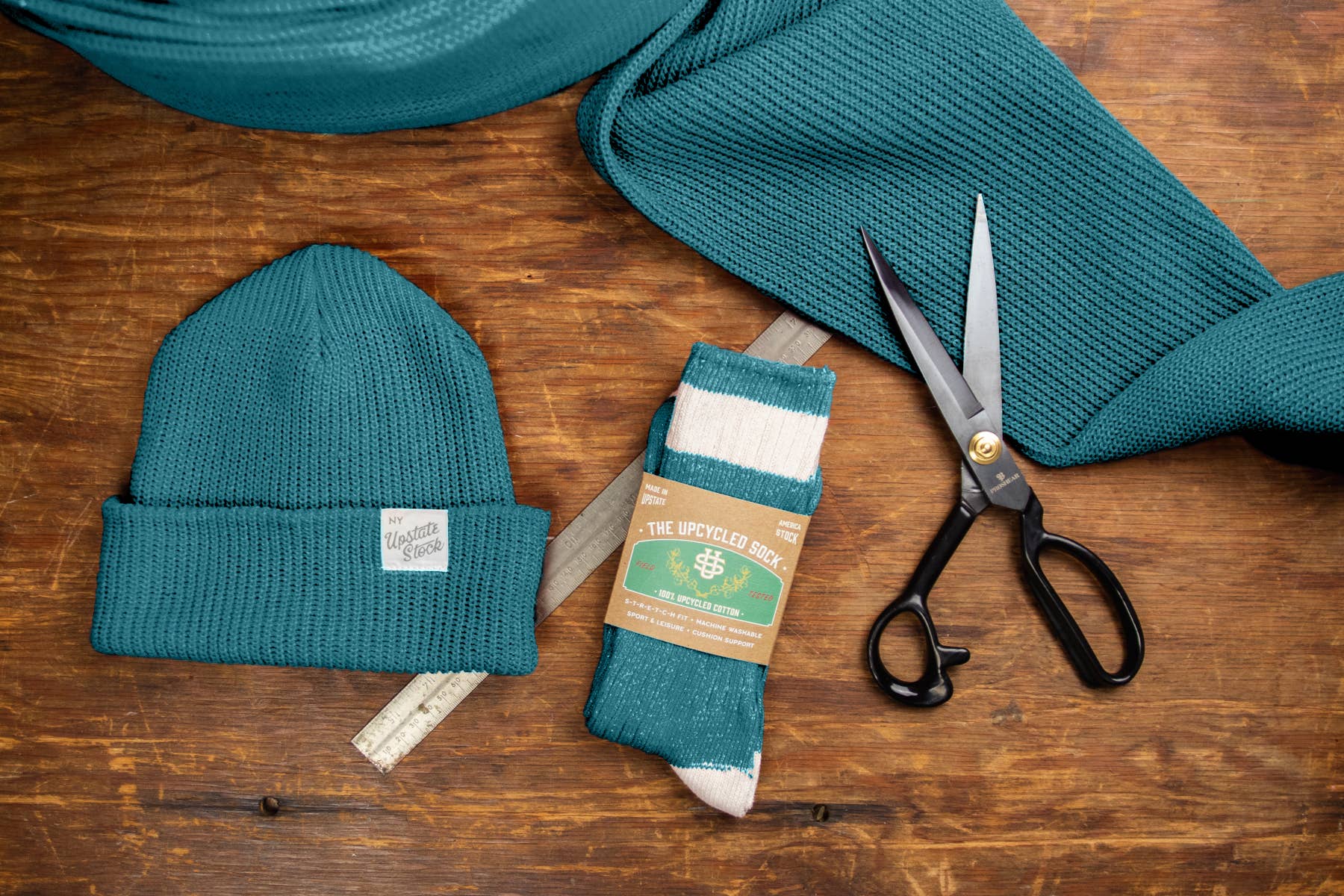 The Upcycled Sock: Thicket Green