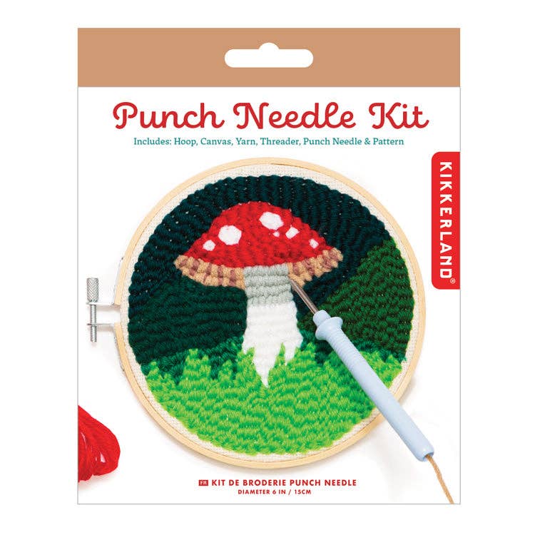 Punch Needle Kit - Mushroom