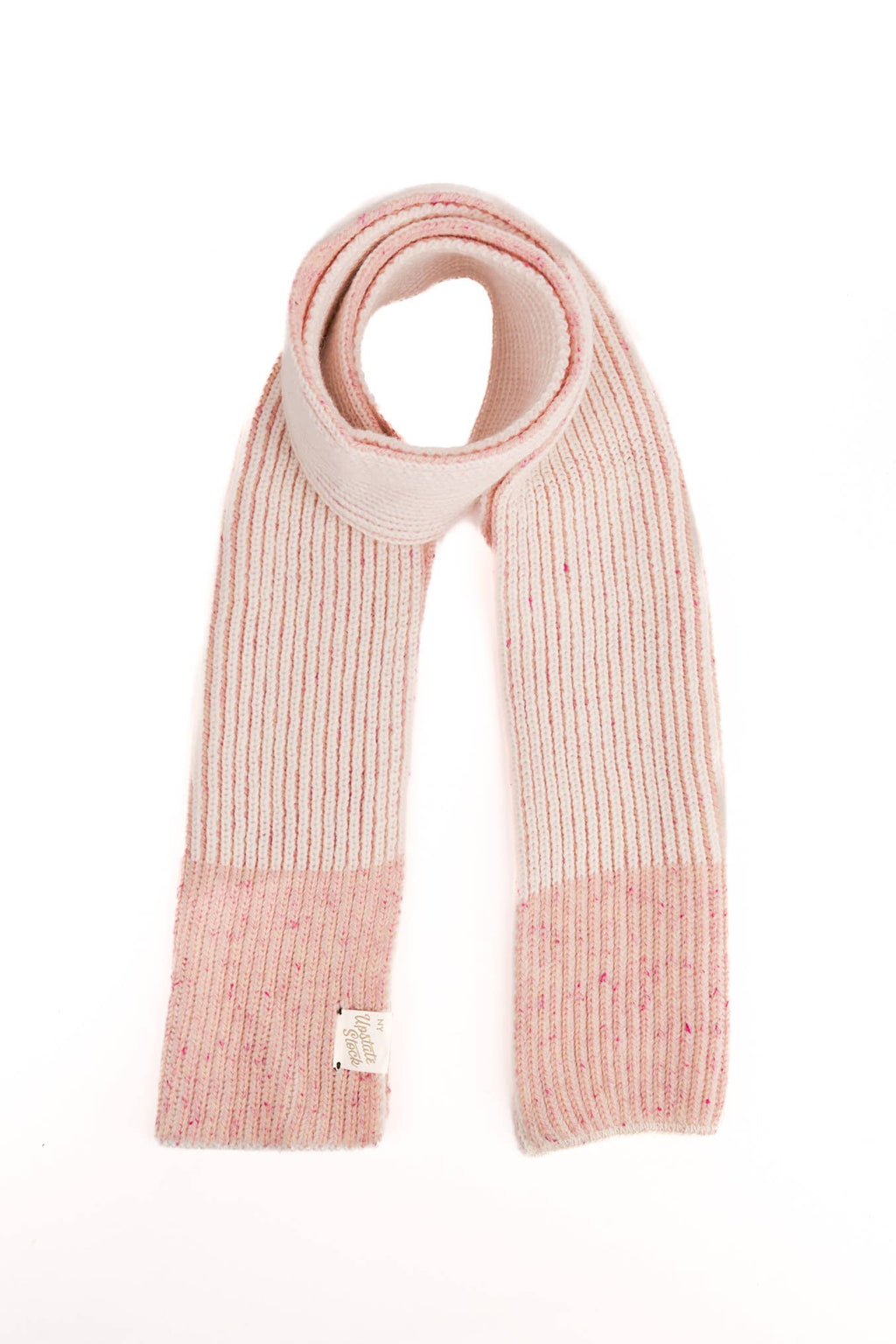 Ragg Wool Scarf: Sky Melange