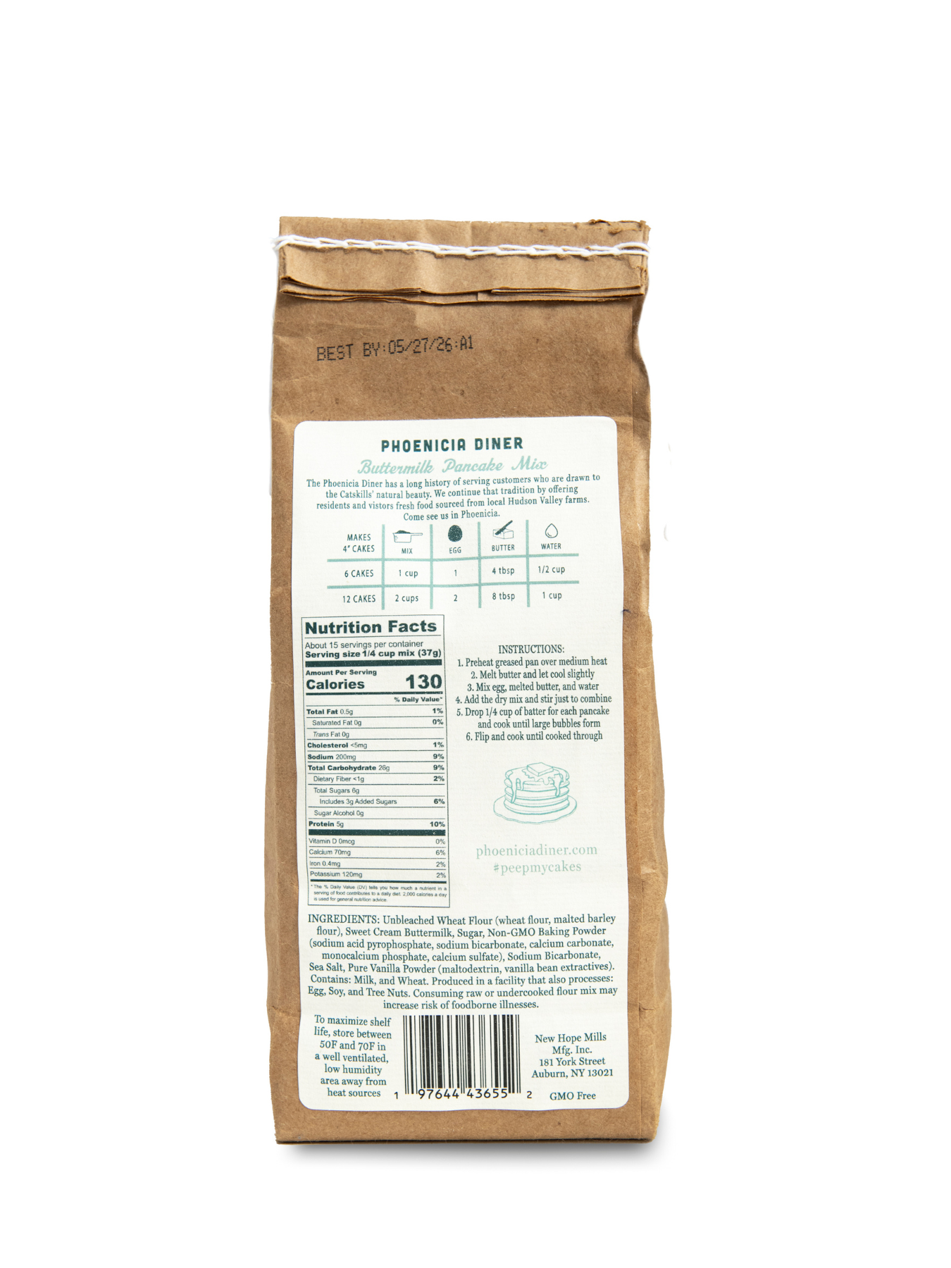 Phoenicia Diner Buttermilk Pancake Mix