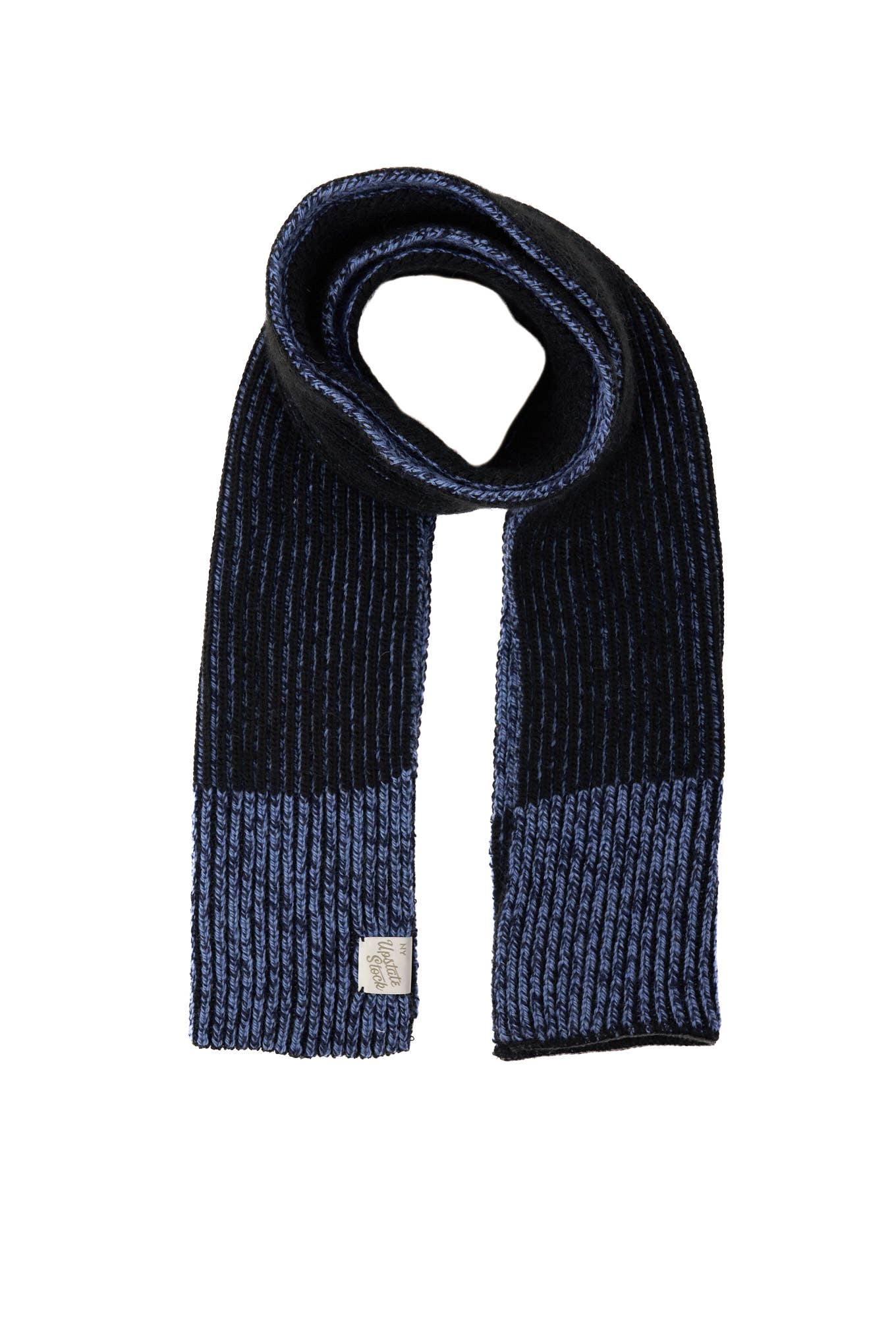 Ragg Wool Scarf: Sky Melange