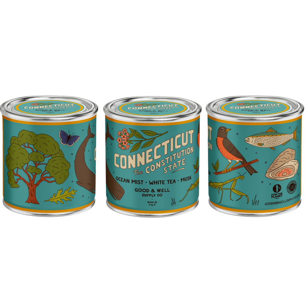 Connecticut State Soy Candle