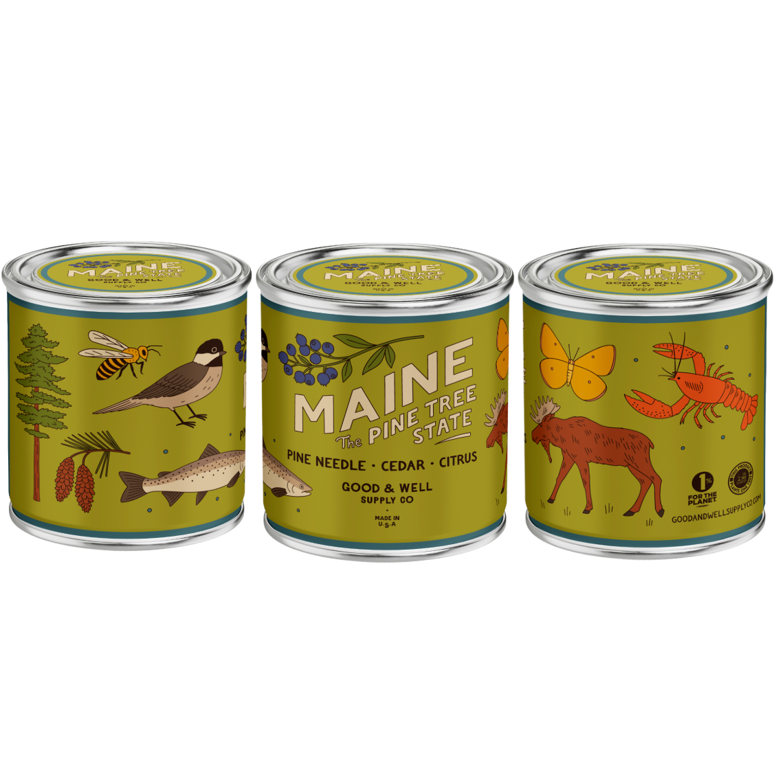 Maine State Soy Candle