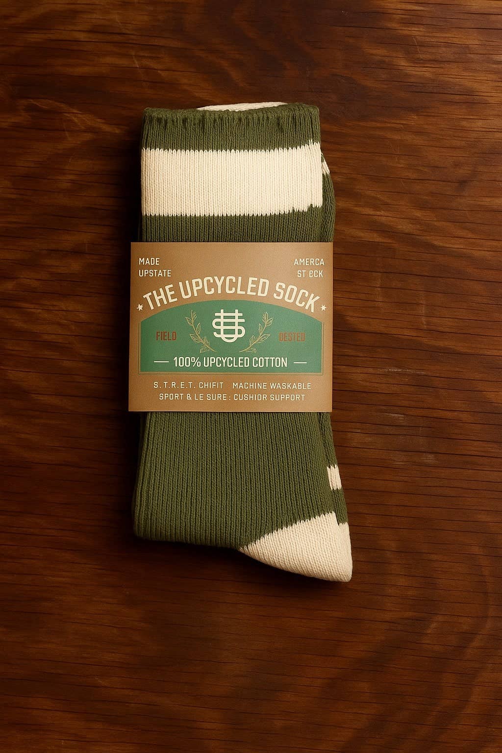 The Upcycled Sock: Thicket Green