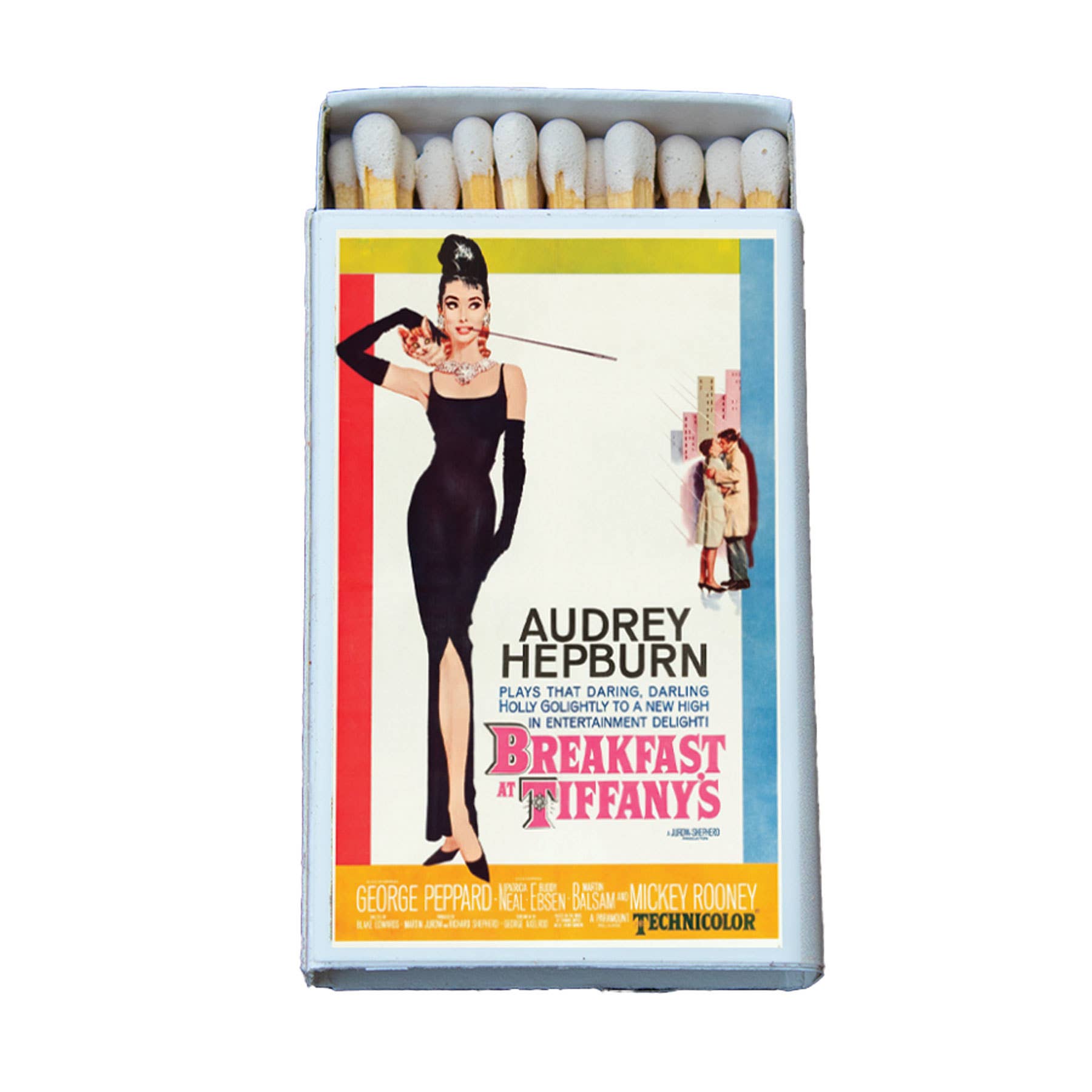 Breakfast at Tiffany's Movie Poster Decorative Matches