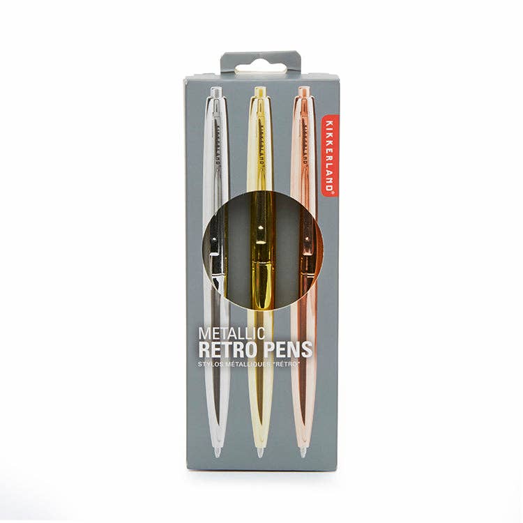 Metallic Retro Pens