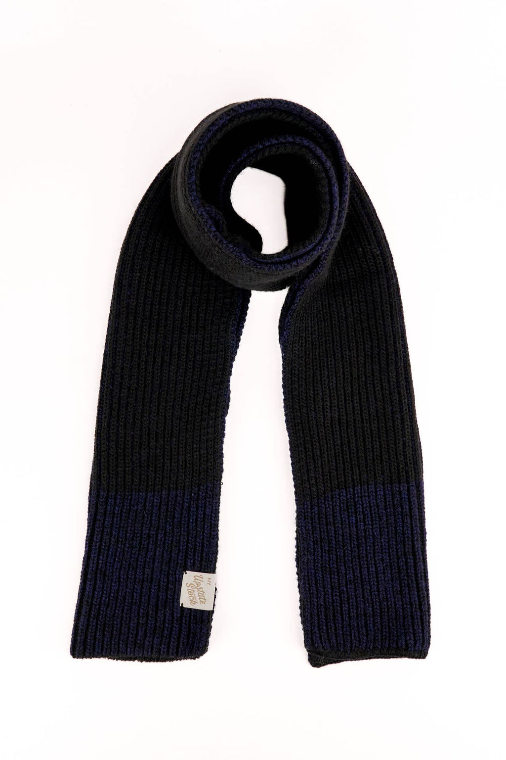Ragg Wool Scarf: Sky Melange