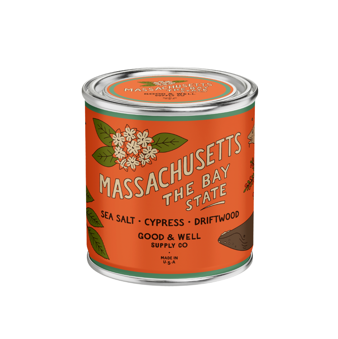 Massachusetts State Soy Candle