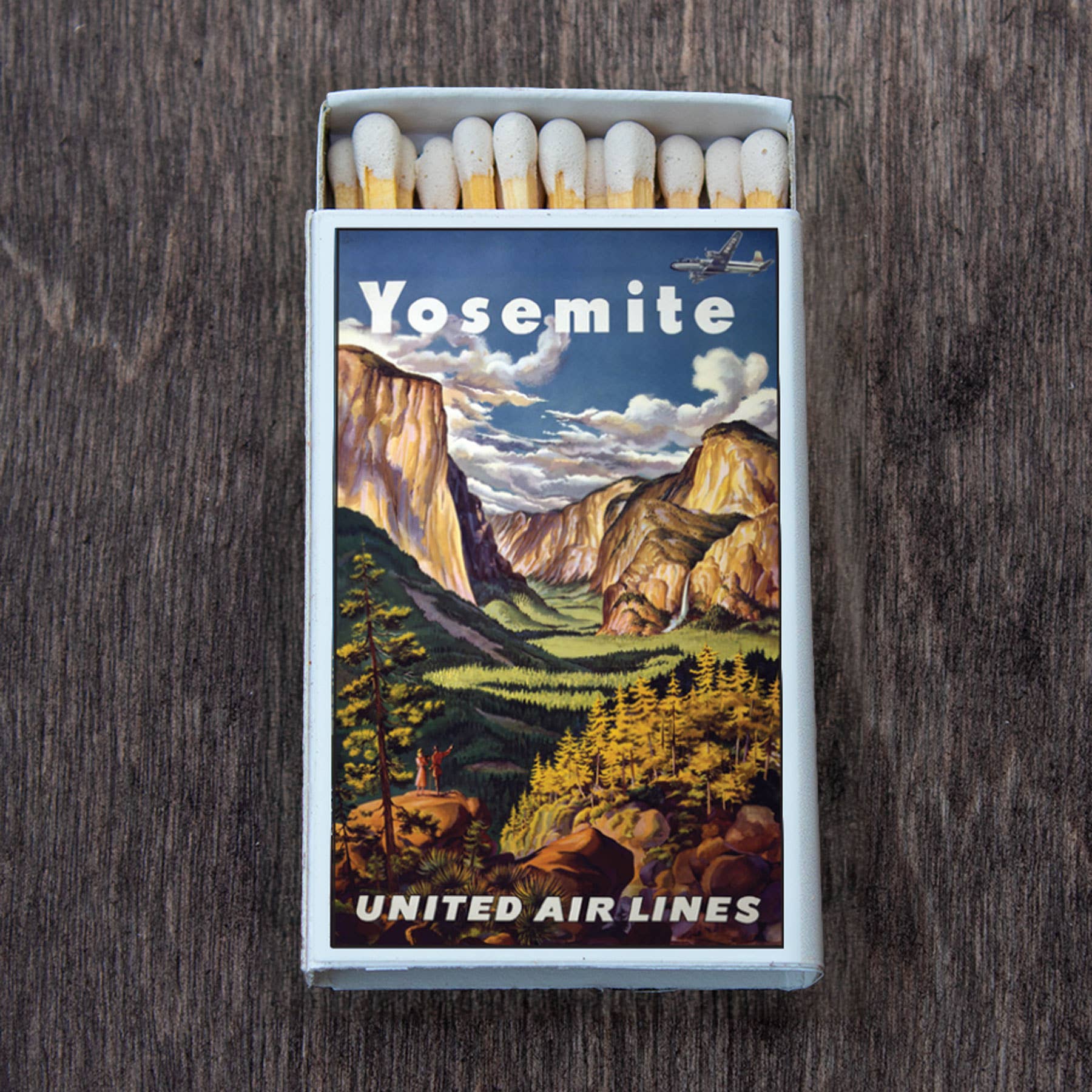 Yosemite Travel Poster Decorative Matches