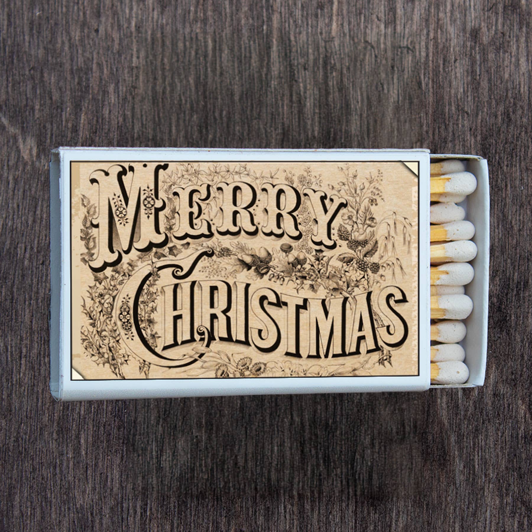 Vintage Merry Christmas Decorative Matches