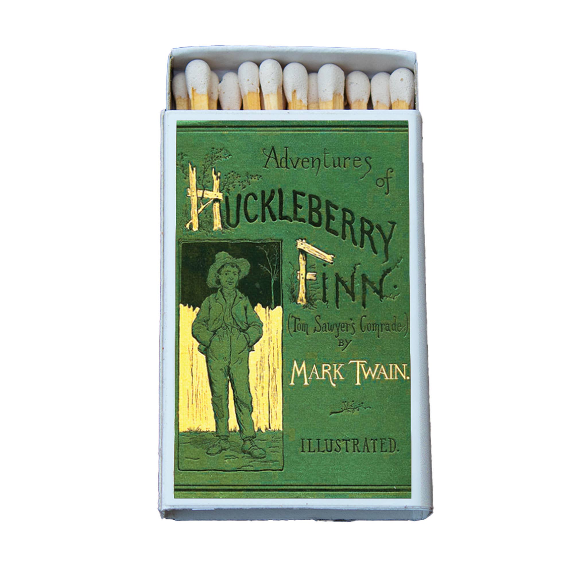 Huckleberry Finn Book Cover Decorative Matches