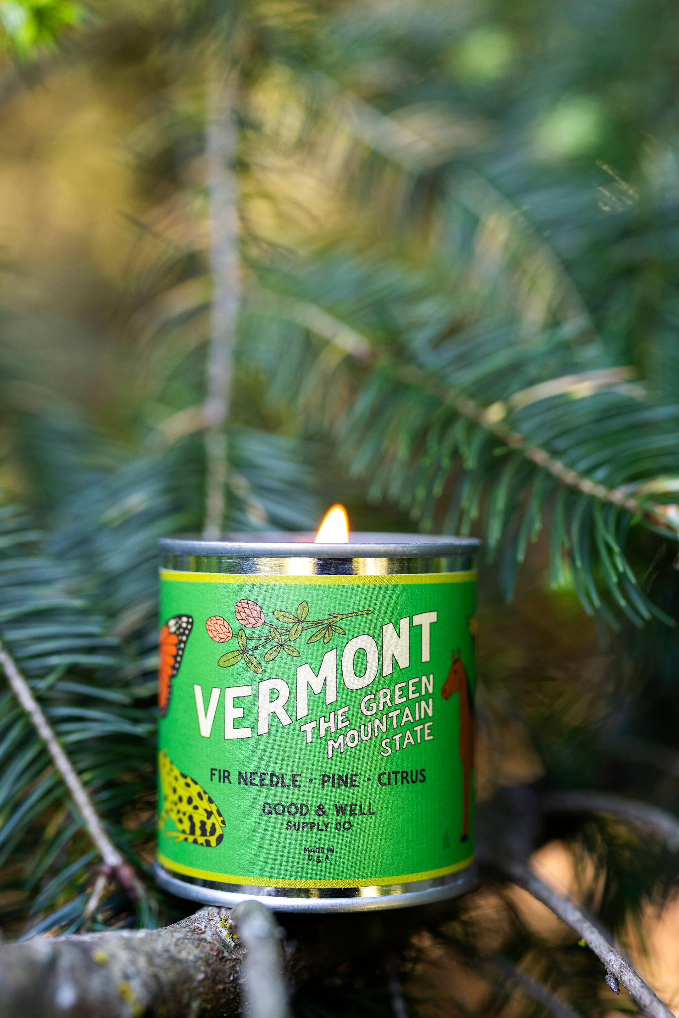 Vermont State Soy Candle