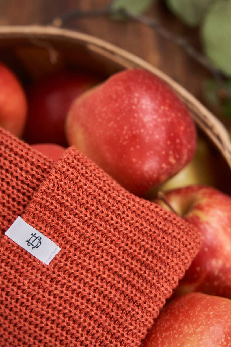 Upcycled Cotton Watchcap - Ladybug