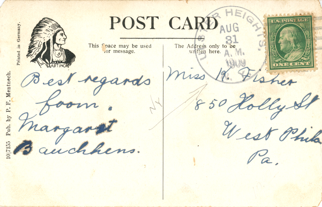 Ulster Heights Vintage Postcard - Birdseye View