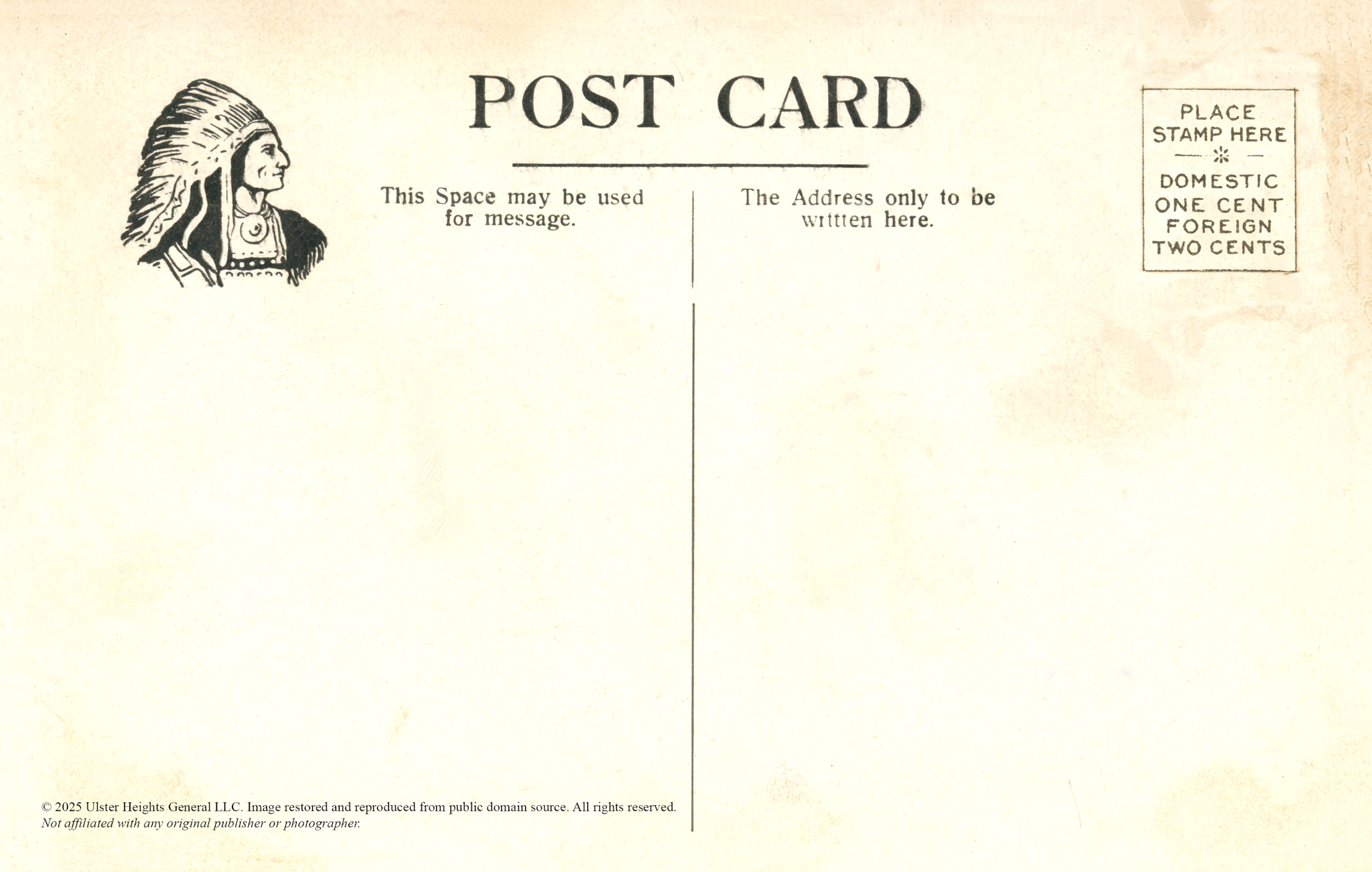 Ulster Heights Vintage Postcard - Cow Greetings