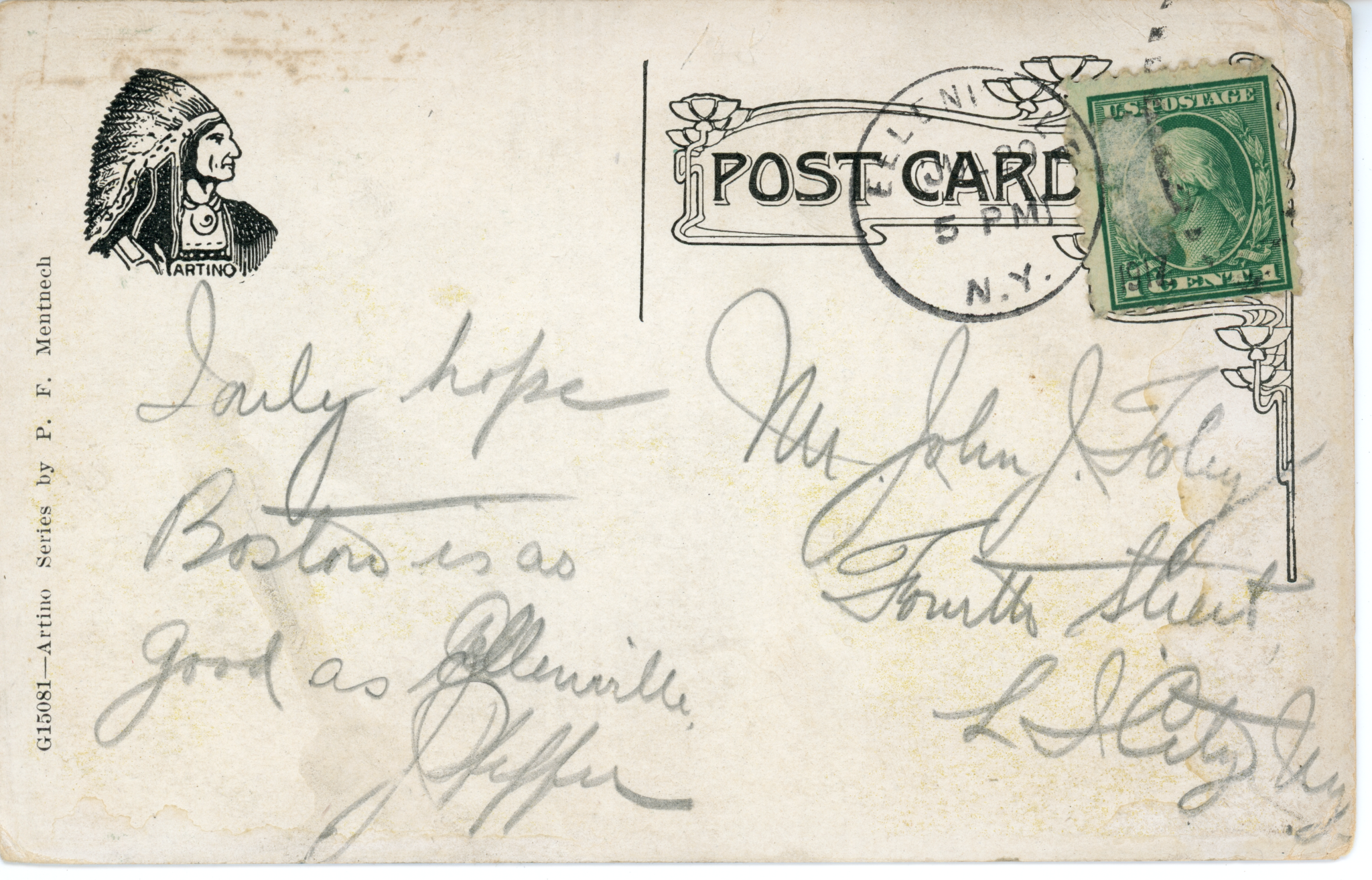 Ulster Heights Vintage Postcard - Brook Scene