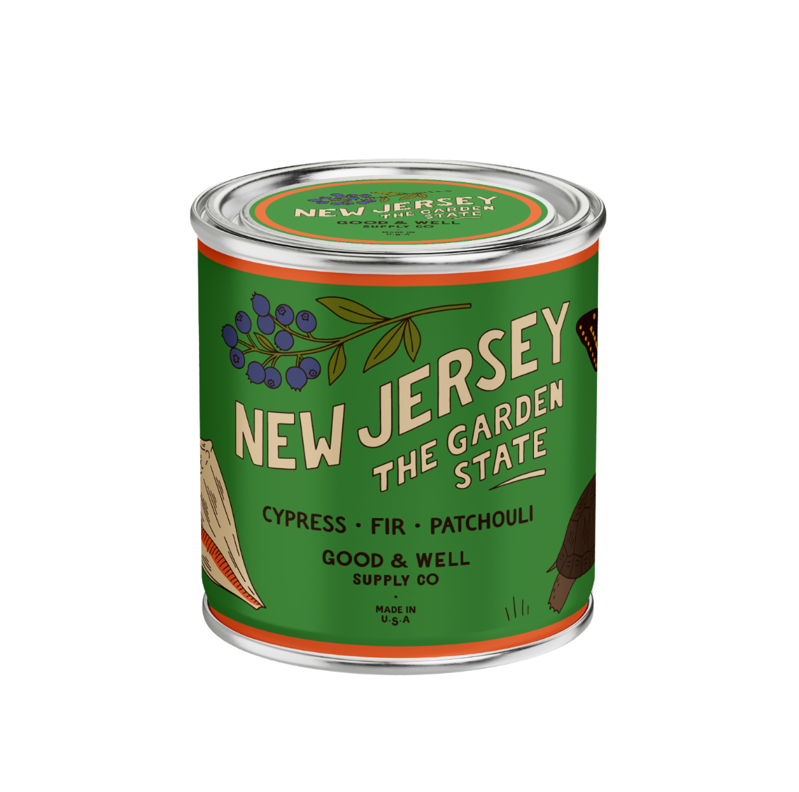 New Jersey State Soy Candle