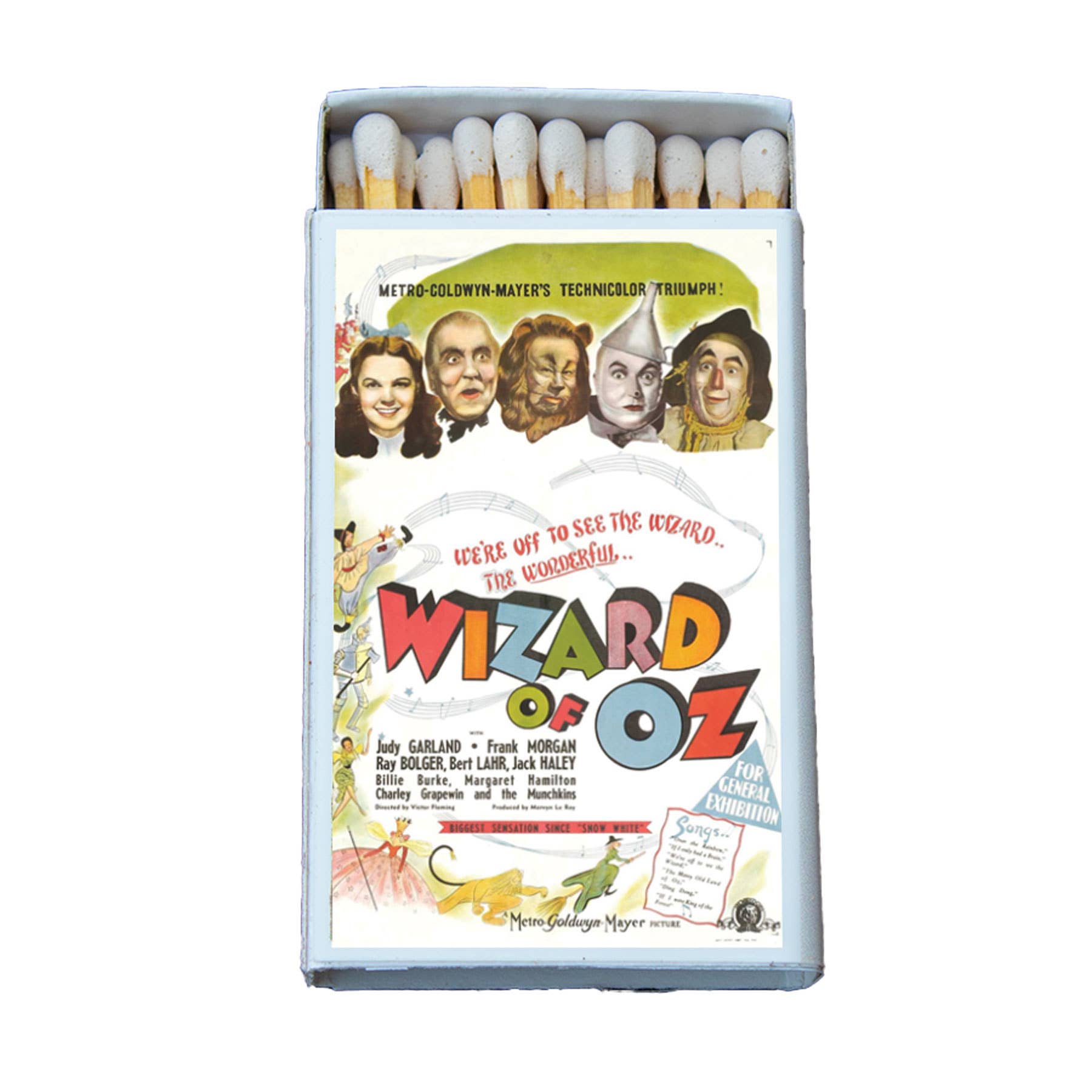 Wizard of Oz Classic Movie Poster Decorative Matches