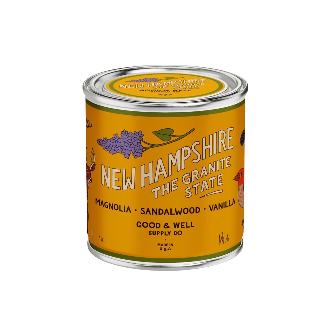 New Hampshire State Soy Candle