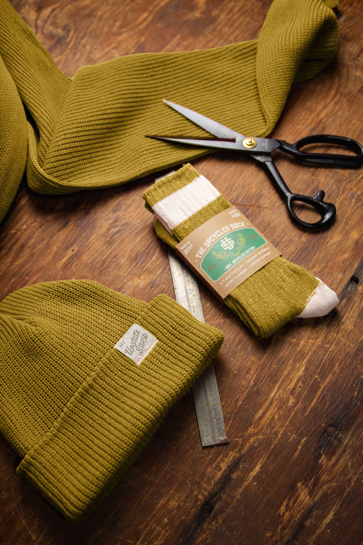 The Upcycled Sock: Ochre