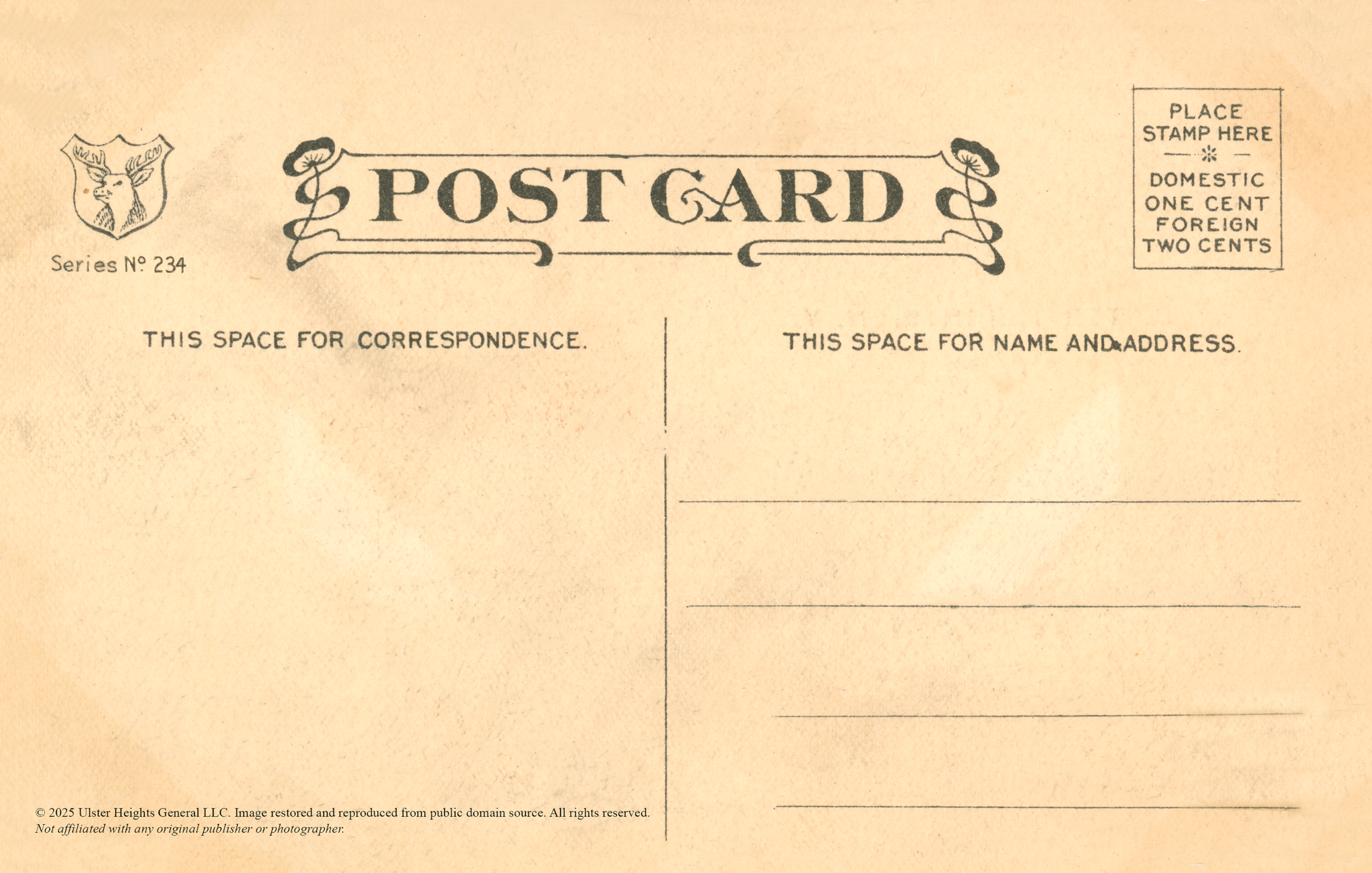 Ulster Heights Vintage Postcard - Just Arrived