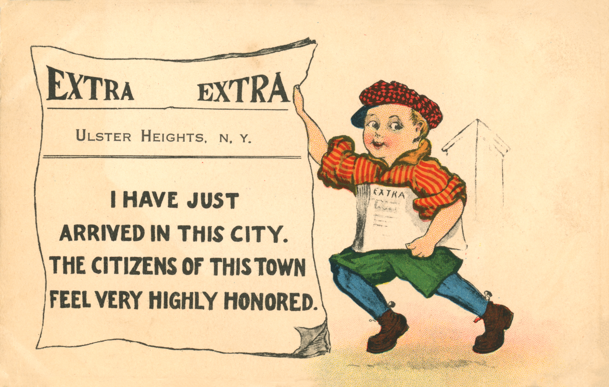 Ulster Heights Vintage Postcard - Just Arrived