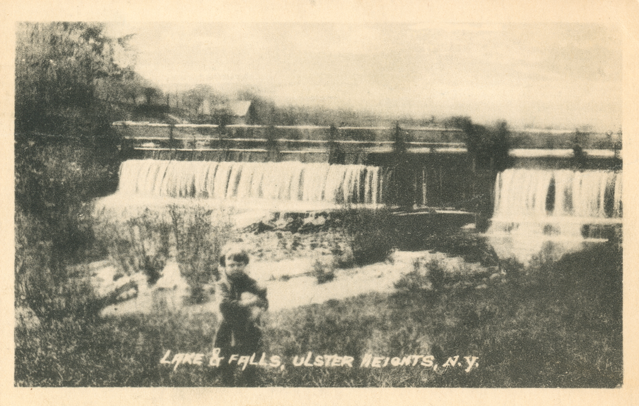 Ulster Heights Vintage Postcard - Lake And Falls