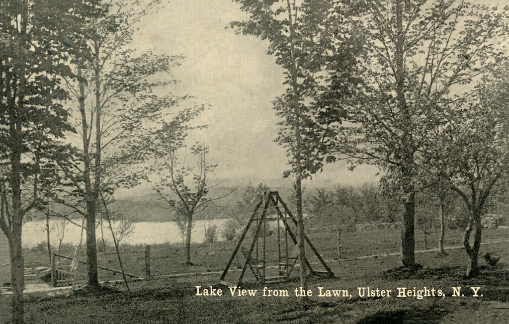 Ulster Heights Vintage Postcard - Lake Lawn View
