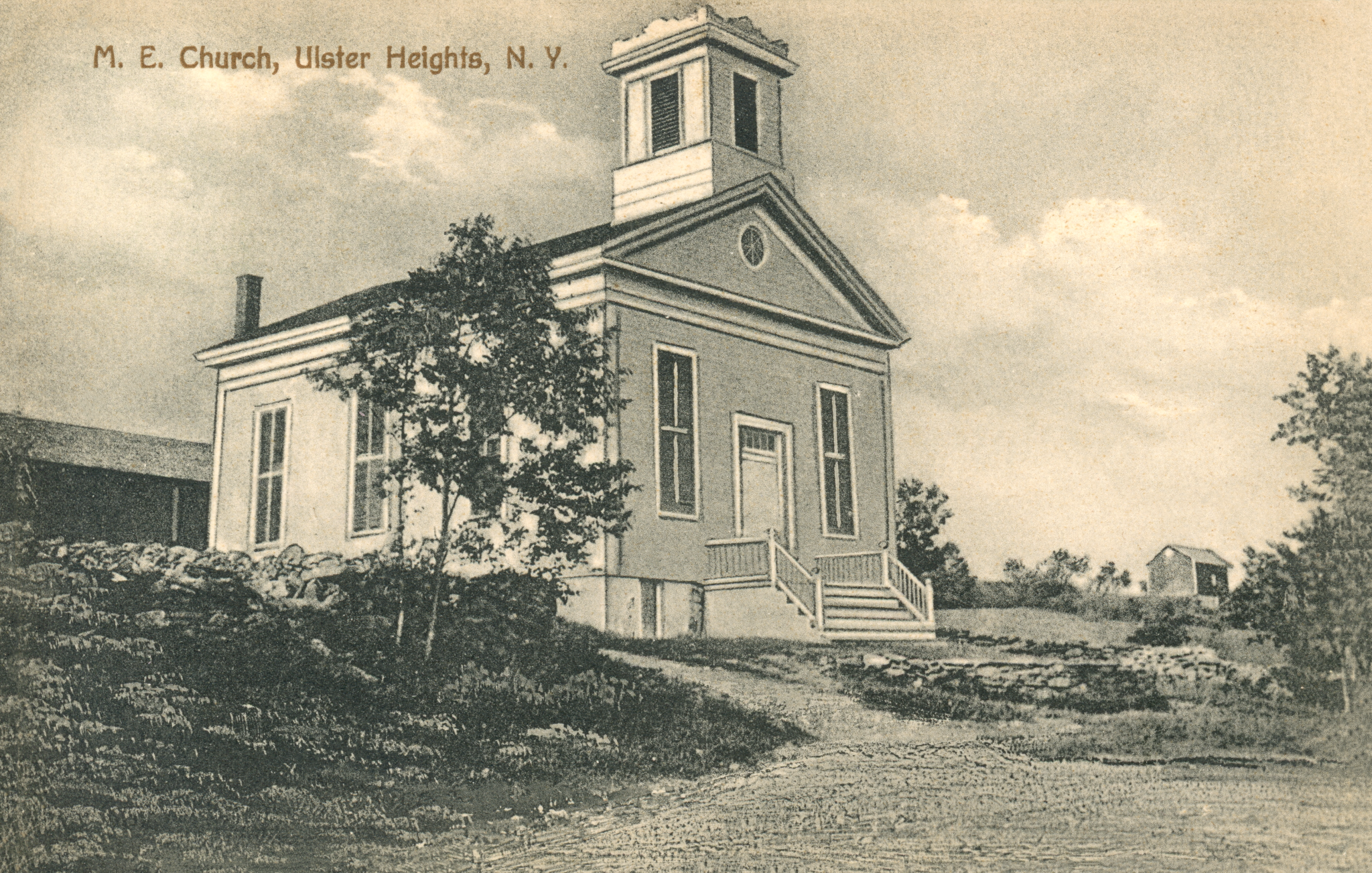 Ulster Heights Vintage Postcard - Methodist Church