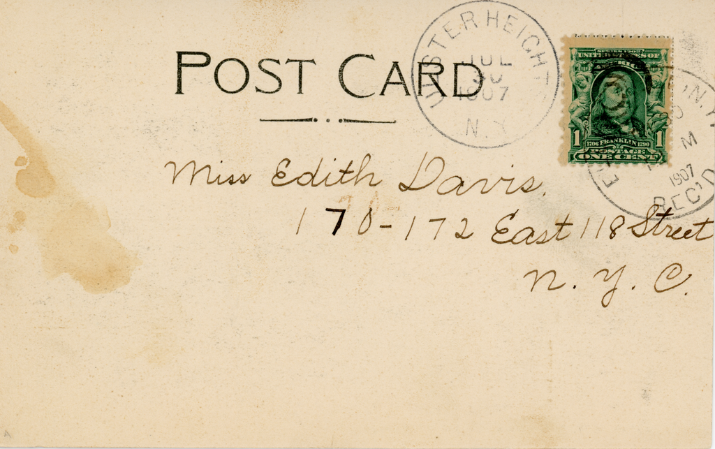 Ulster Heights Vintage Postcard - Road Scene