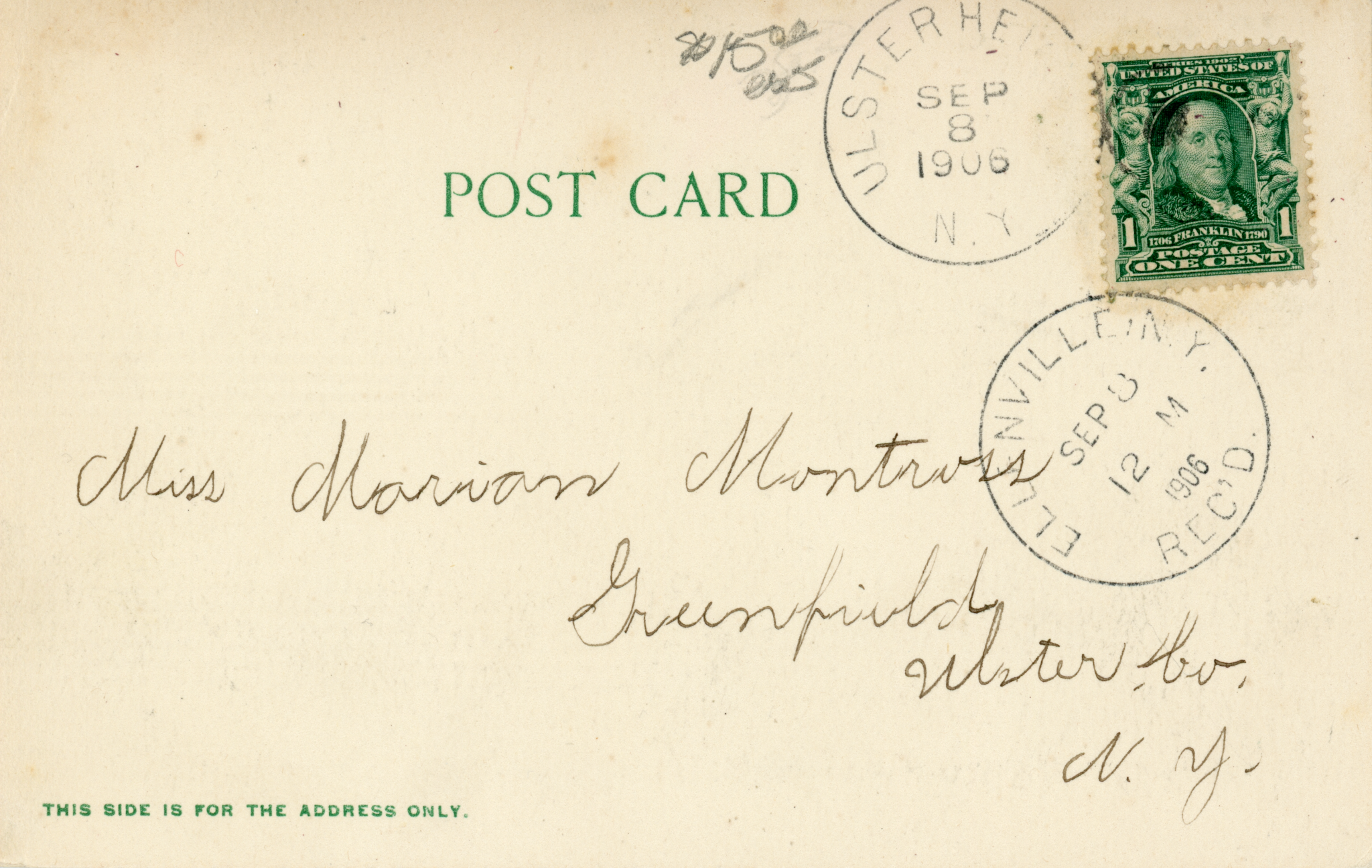 Ulster Heights Vintage Postcard - The Bridge