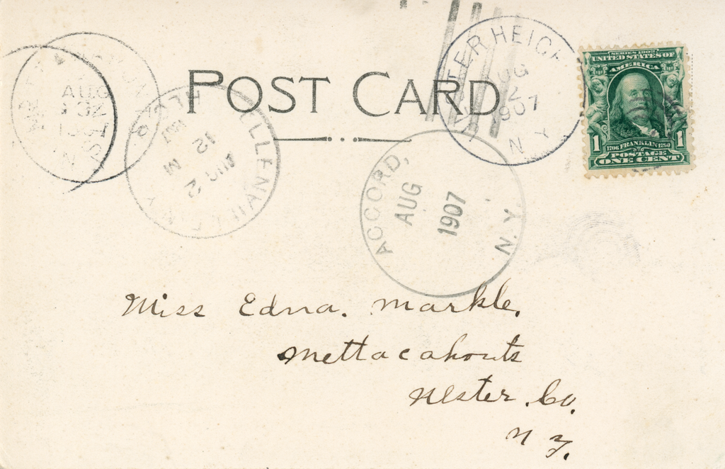 Ulster Heights Vintage Postcard - Ulster Height Lake