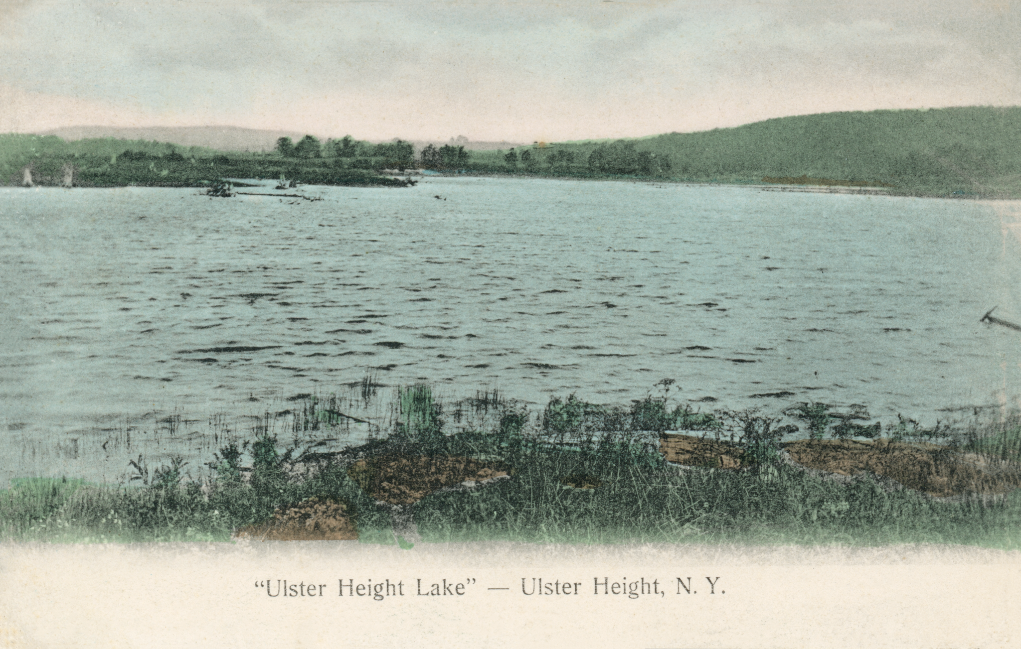 Ulster Heights Vintage Postcard - Ulster Height Lake